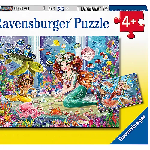 Ravensburger Puzzle Zauberhafte Meerjungfrauen (2x24)