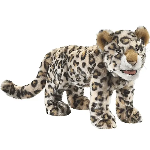 Handpuppe Leoparden-Baby 46cm