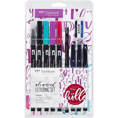 Lettering Set Advanced - 9 Teile