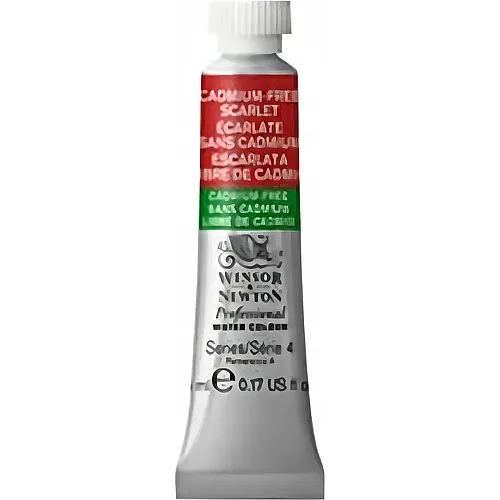 Winsor & Newton W&n Prof. Water Colour 5ml Tube Kadmiumfrei Scharlach