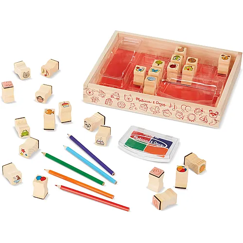 Melissa & Doug Lieblingssachenstempelset | Kunsthandwerk | Stempelset | 3+ | Geschenk f�r Jungen oder M�dchen