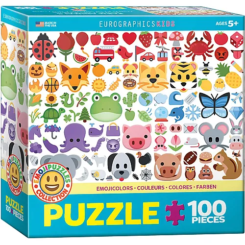 Eurographics Puzzle Emoji Colors - 100 Teile