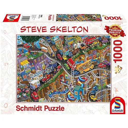 Schmidt Spiele Steve Skelton Alles in Bewegung (1000Teile)