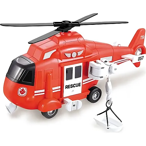 Einsatz Hubschrauber mit Licht & Sound