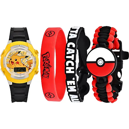 Accutime LCD Uhr Geschenkset Pok�mon