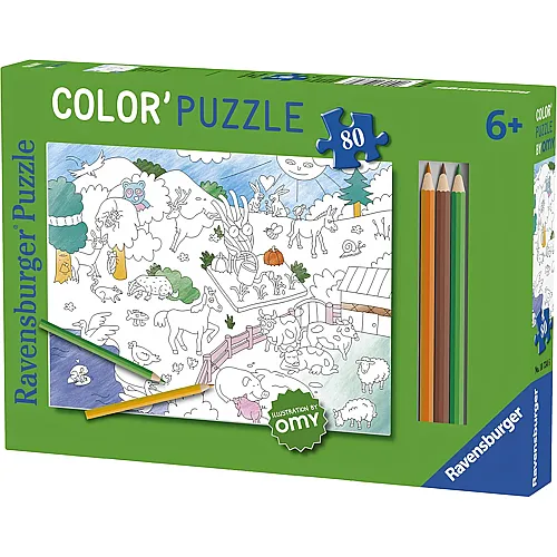 Ravensburger Color Puzzle - Tiere