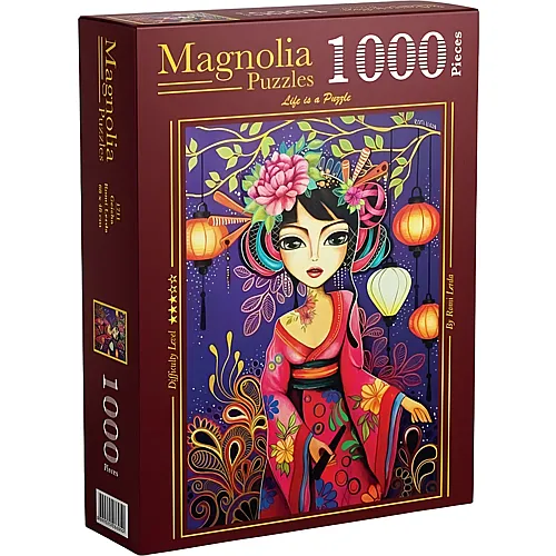 Magnolia Puzzle Geisha (1000Teile)