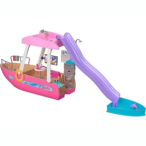 Barbie Fahrzeuge Traumboot mit Rutsche