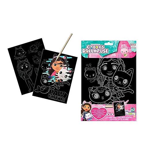 Journal Secret Gabby's Dollhouse Avec Stylo Magique Et Cadenas - 21x13cm, Autocollants, Pour Enfants 6-10 Ans