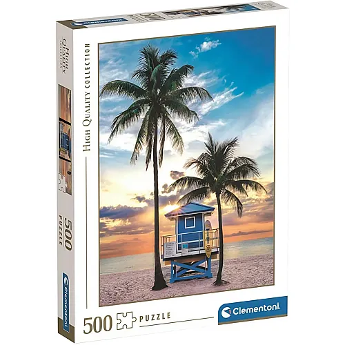Clementoni Puzzle High Quality Collection Miami Beach Florida (500Teile)