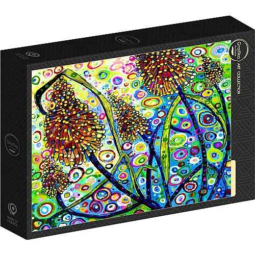 Grafika Puzzle Art Collection Sally Rich Red Hot Pokers - 1000 Teile