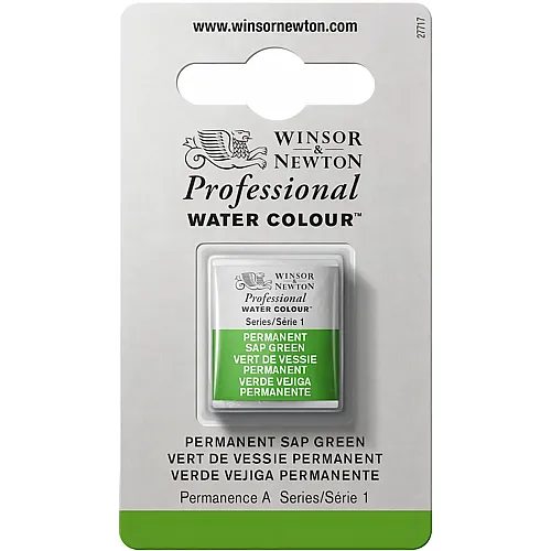 Winsor & Newton Aquarellfarbe Permanentsaftgrün (1/2Napf)
