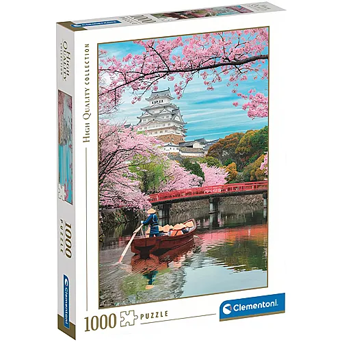 Clementoni Puzzle High Quality Collection Himeji Castle in Spring (1000Teile)