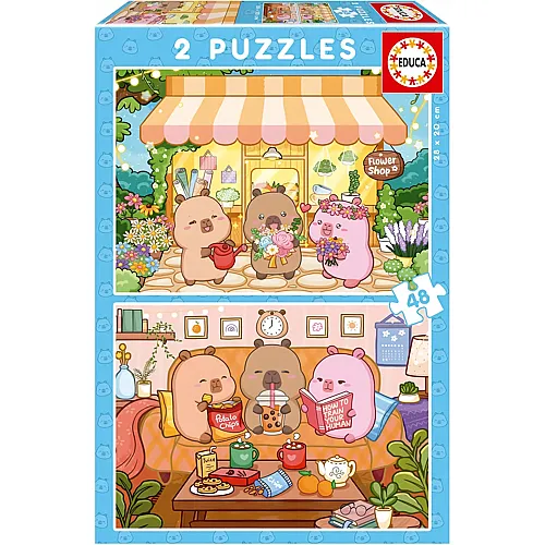 Educa Puzzle Capyfun - 48 Teile