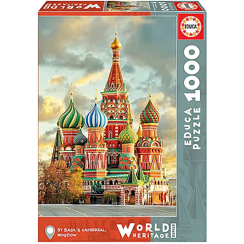 Educa Puzzle St. Basilius-Kathedrale Moskau (1000Teile)