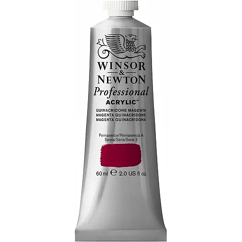 Winsor & Newton Professional Acrylic Acrylfarbe Quinacridone Magenta - 60 ml