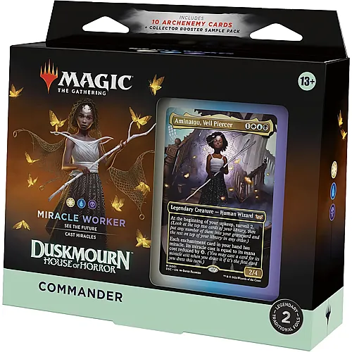 Magic The Gathering Duskmourn:House of Horror Commander-Deck - Wunderwirkerin - Englisch