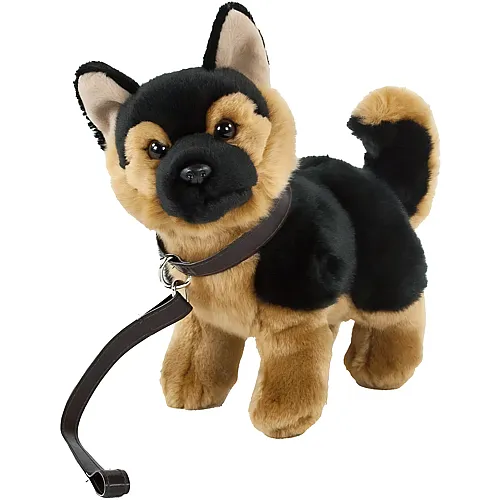 Teddys Rothenburg Sch�ferhund mit Leine stehend - 23 cm