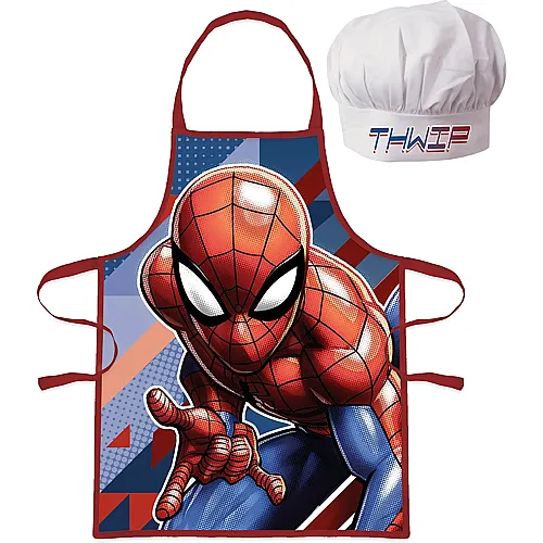 Kids Licensing Marvel Spiderman - Kochsch�rze + Hut