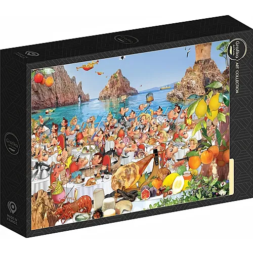 Grafika Puzzle Art Collection Fran�ois Ruyer Korsika (1000Teile)