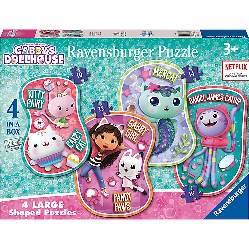 4in1 Shaped Gabby's Dollhouse