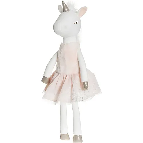 Teddykompaniet Einhorn Ballerina mit Kleid Rosa - 60 cm