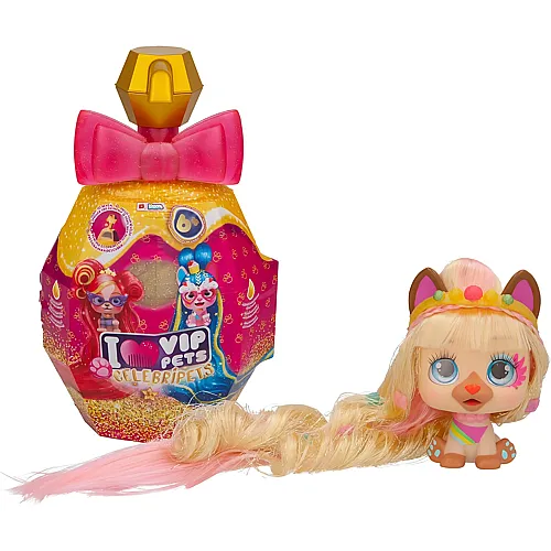 IMC Toys Celebripets, Überraschungs-Hündchen im Look berühmter Stars - 30 cm