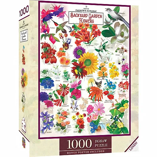 Master Pieces Puzzle Gardenblumen (1000Teile)