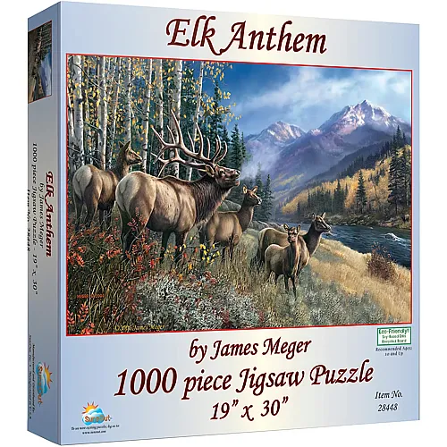 SunsOut Puzzle Elk Anthem - 1000 Teile