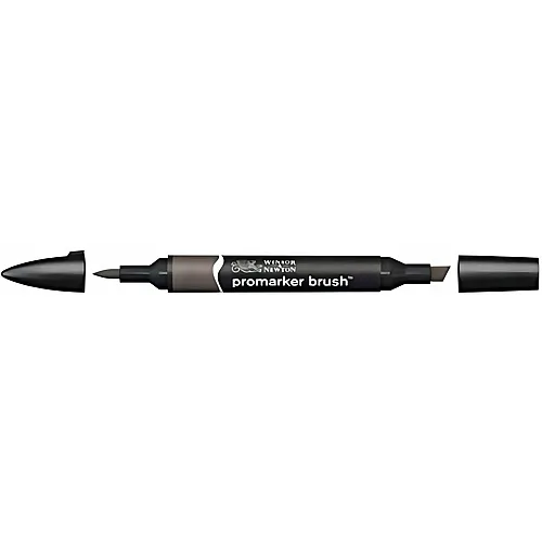 Winsor & Newton Promarker Brush mit 2 Spitzen Warm Grau 5