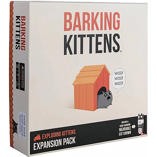Exploding Kittens Barking Kitten Expansion Pack - Fran�ais