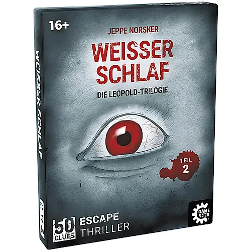 Game Factory Strategie 50 Clues Weisser Schlaf (DE)