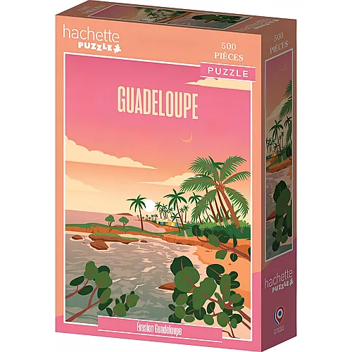 Hachette Puzzle Urlaubstr�ume Guadeloupe (500Teile)