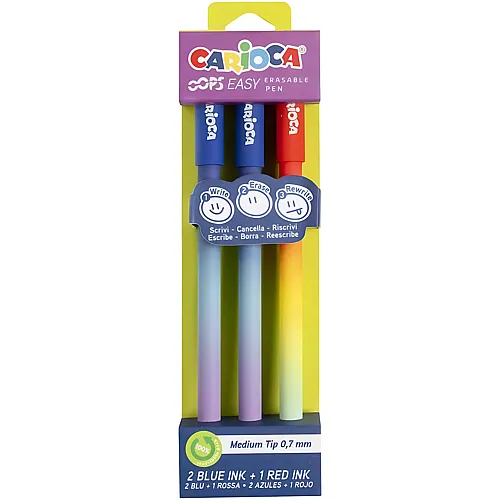 Carioca Tintenroller Oops Easy 3-Set
