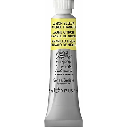 Winsor & Newton W&n Prof. Water Colour 5ml Tube Zitronengelfb (nickeltitanat
