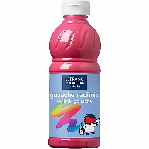 Lefranc Bourgeois Lfb Fl�ssige Tempera Redimix 500ml Flasche - Tyrischrosa