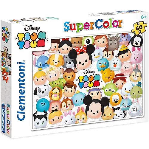 Clementoni Puzzle Supercolor Tsum Tsum (60Teile)