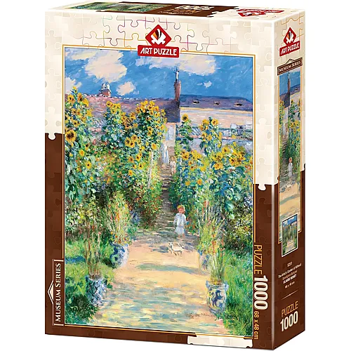 Art Puzzle Claude Monet, Der Monet Garten in V�theuil, 1881 (1000Teile)