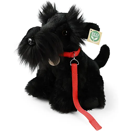 Schnauzer sitzend Schwarz 30cm