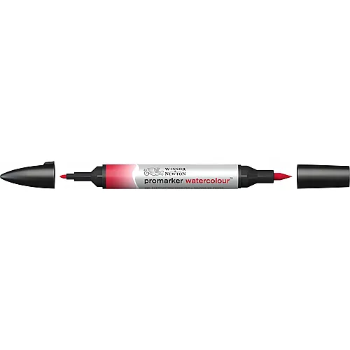 Winsor & Newton Promarker Watercolour mit 2 Spitzen Kadmiumrot Dunkel Farbton