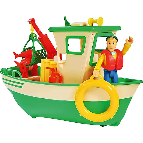 Simba Feuerwehrmann Sam Charlies Fischerboot mit Figur