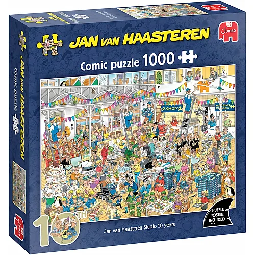 Jumbo Puzzle 10 Jahre Jan van Haasteren Studio - 1000 Teile