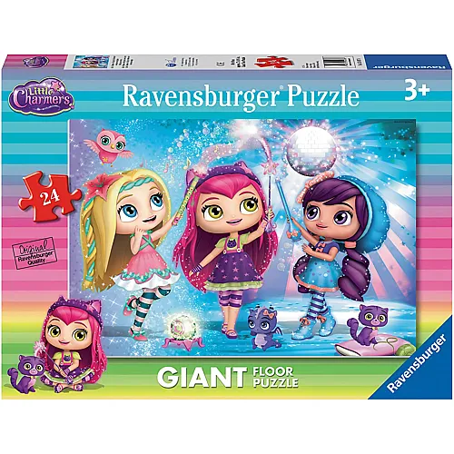 Ravensburger Puzzle Giant Floor Little Charmers - 24 Teile