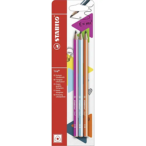 Stabilo Trio Bleistift HB 3er