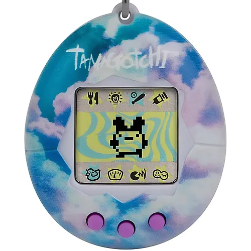 Tamagotchi Original Bandai Himmel-Geh�use mit Kette - Das Original Virtual-Reality-Haustier, Blau