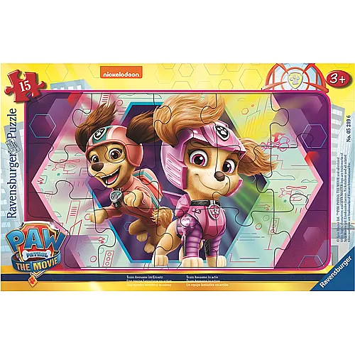 Ravensburger Puzzle Paw Patrol Team Awesome (15Teile)