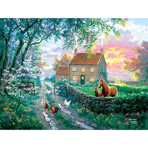SunsOut Puzzle Abraham Hunter Englisch Farm Life - 500 Teile