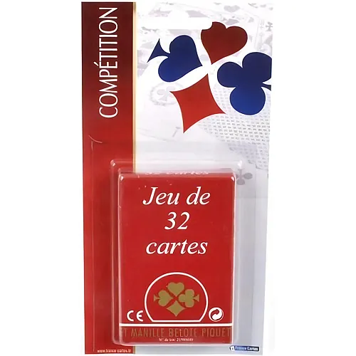 Cartamundi Z - Jeu DE 32 Cartes Dos Quadrille
