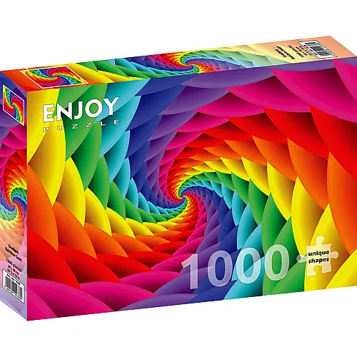 Enjoy Puzzle Gradient Rainbow Swirl - 1000 Teile