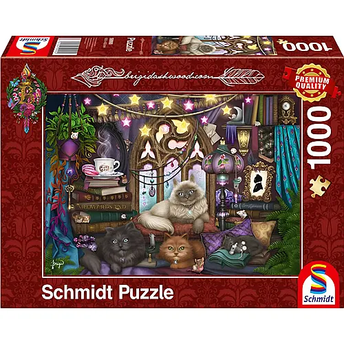 Schmidt Puzzle Afternoon Tea mit Katzen (1000Teile)